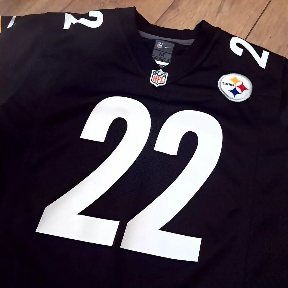 Nike NFL Pittsburgh Steelers Najee Harris #22 youth Medium 10/12 On Field Jersey